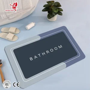 Quick-Drying Non-Slip Cushioned Super-Absorbent Machine-Washable Mold-Resistant Bath Mat