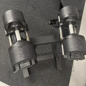 Quick-Lock 1kg Incremental Adjustable Dumbbells Set Strength Training for Fitness Home Use with One-Second Quick Adjustment