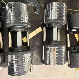 Quick-Lock Adjustable Dumbbell Set 1 kg Increments for Home Strength Training