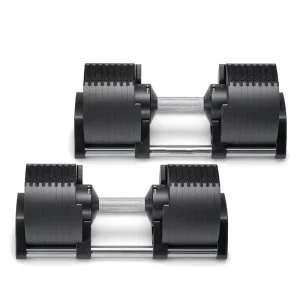 Quick-Select Cast Iron Adjustable Dumbbell Set for Home Fitness
