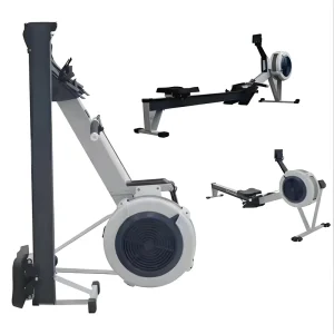 Quiet Air Rower with Magnetic Resistance