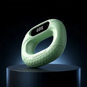 Quiet Silicone Digital Counting Hand Gripper for Library, Bedroom, and Office Use