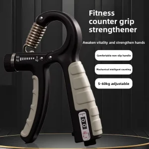 R-Type Adjustable Grip Strength Trainer with Counting Function, PP Material