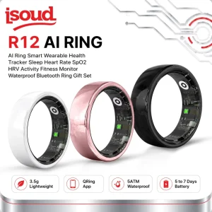 R12 Ceramic Smart Ring 24/7 Health Tracker Heart Rate SpO2 OEM ODM Small Batch for USA and Europe B2B AI Ring Gift