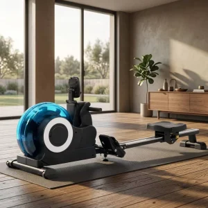 RM-5 Water Rowing Machine EN957 with Stepless Resistance and 120kg Load Capacity