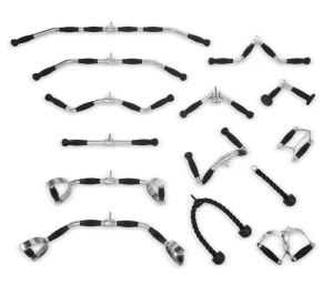 Rack ECO Friendly Multi Cable Exercise Sport Fit Grip Bar Handle Pull Down Ladies Fitness Equipment Accessories