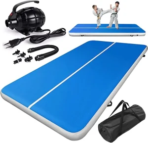 Rainbow Inflatable Air Track Tumbling Mat, 3m/4m/5m/6m, for Yoga and Gymnastics
