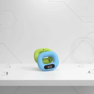 Rechargeable Electronic Hand Grip Trainer with LED Display and Silicone Non-Slip Grip