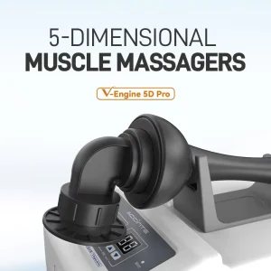 Rechargeable Fascia Massage Gun with 6 Heads for Sports Muscle Relaxation and Fascia Release