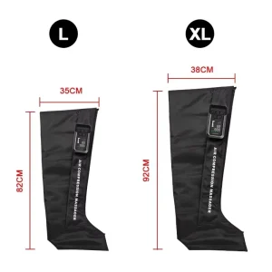 Rechargeable Leg Massager Boots with LCD Touch Screen and Air Compression Therapy