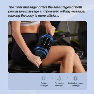 Rechargeable Muscle Recovery Roller with Deep Tissue Muscle Body Roller Massager Machine OEM Massage Factory Manufacturer