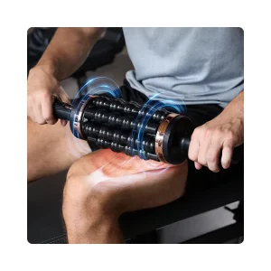 Rechargeable Rolling Percussive Massager Ball Roller for Muscle Relief and Recovery