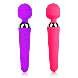 Rechargeable Wand Vibrator with Deep Clitoral Stimulation, Strong Vibration, and Quiet Operation