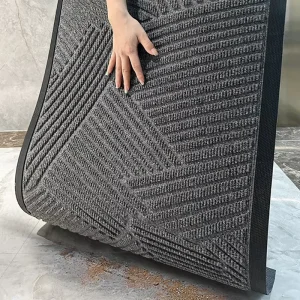 Rectangle High-Density Embossed Floor Mat for Home