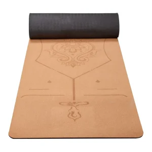 Rectangular Yoga Dance Mat with Body Line, Widened and Thickened, Factory Direct Supply