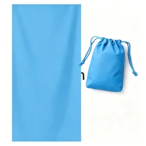 Recycled Microfiber Quick-Dry Machine-Washable Compact Absorbent Towel for Fitness, Sports, Gym, and Yoga
