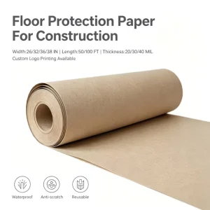 Recycled Paper Waterproof Surface Protection Floor Paper Roll for Construction Projects