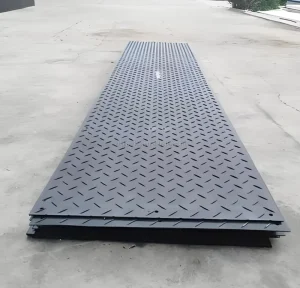 Recycled Plastic Temporary Outdoor Ground Mats for Construction Walkways