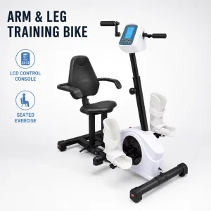 Rehabilitation Exercise Bike Health Fitness Mini Cycle Arm and Leg Exercise Motorized Mini Bike Training Equipment Accessories