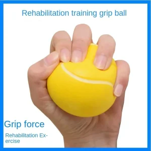 Rehabilitation Finger Strength Grip Ring and Ball Exercise Set for Home and Clinic Use