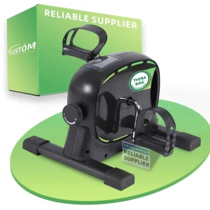 Rehabilitation Under Desk Mini Pedal Exercise Bike Pedal Trainer Mini Bike for Seniors