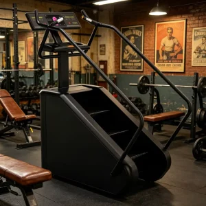 Reinforced Steel Frame Vertical Stair Climber Exercise Machine 20 Resistance Levels 180KG Capacity