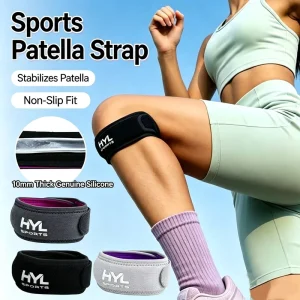 Removable Padded Straps Adjustable Patella Knee Support