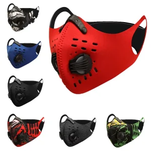 Replaceable Neoprene Half-Face Ski Mask, Anti-Dust, Breathable, KN95, for Cycling and Outdoor Use