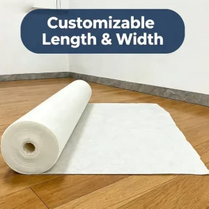 Residue Free Absorbent Floor Protection Felt Roll Custom Width Length Self Adhesive Painter Protective Mat
