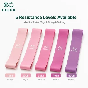 Resistance Band Exercise Yoga Leg Strength Training Stretching Relaxation Silicone Anti-Ripped