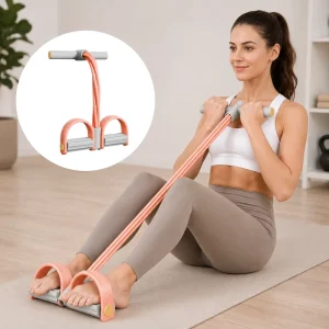 Resistance Band Pedal Puller with Handles for Leg Workouts