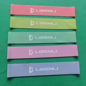 Resistance Band Set with 5 Levels for Exercise, Workout, Training, and Yoga