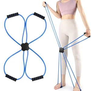 Resistance Band Shoulder Back Stretcher Portable Yoga Pull Rope Elastic Fitness Exerciser Home Gym Body Shaping Training