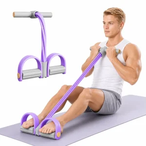 Resistance Band Tube with Handles, No Handle