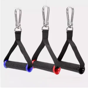 Resistance Bands Grips Fitness Handle Cable Pulley System Machine Rubber Exercise Handles