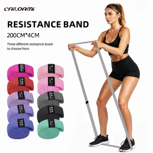 Resistance Bands Set 200x4cm High-Elastic Latex Exercise Loop with Custom Logo for Home Yoga Fitness Gym