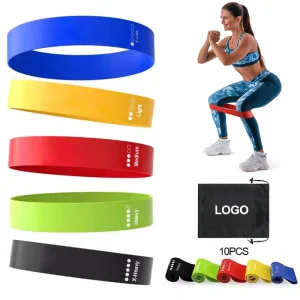 Resistance Bands Set TPE Non-Slip 5LB-40LB for Yoga and Workout Training