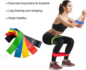 Resistance Bands for Women & Men Workout Loop Exercise Bands Booty Legs & Pilates Tension Straps Yoga Ropes