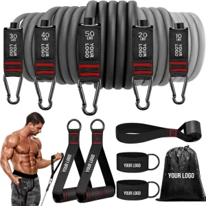 Resistance Bands with Handles, Door Anchor and Ankle Straps