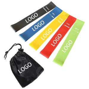 Resistance Loop Exercise Bands for Gym Fitness Training, Set of Four