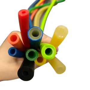 Resistance Natural Rubber Latex Exercise Bands Durable Fitness Tube Hose SGS Certification High Elasticity for Various Workouts