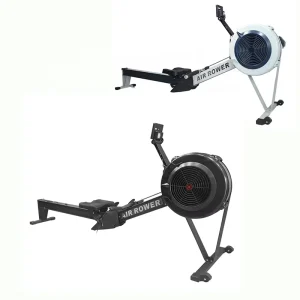 Resistance Rowing Machine with 10-Level Adjustable Air Resistance and LCD Monitor