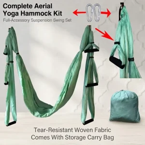 Reverse Air Yoga Hammock Swing Outdoor Parachute Cloth Foldable High Strength Model 009