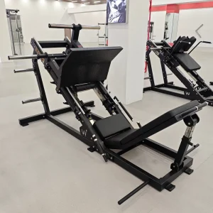 Reverse Stirrup Trainer 45-Degree Steel Plate-Loaded Backpedal Machine for Legs, Chest, and Hip Thrust