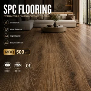 Pvc Vinyl Flooring Real Wood Grain Waterproof 8mm 12mm Spc Flooring Home Decoration