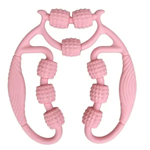 Ring Leg Clamp Yoga Wheel EVA Foam Roller Home Massage Muscle Relaxation Fascia Beauty Deep Massage Adjustable Size 360