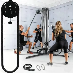 Rope Making Machine Gantry Frame Multi-Function Suspended Rope Climber Station for Home Gym