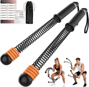 Ropeless Battle Rope for Home Gym with Storage Bag and 8 Adjustable Weight Rings