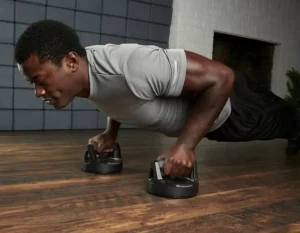 Rotating Push-Up Handles and Push-Up Bar for Home Gym