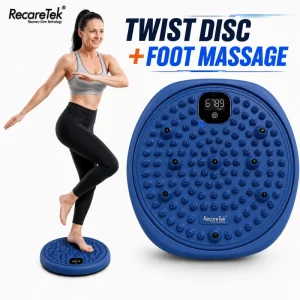 Rotating Twist Disc with Magnetic Foot Massage
